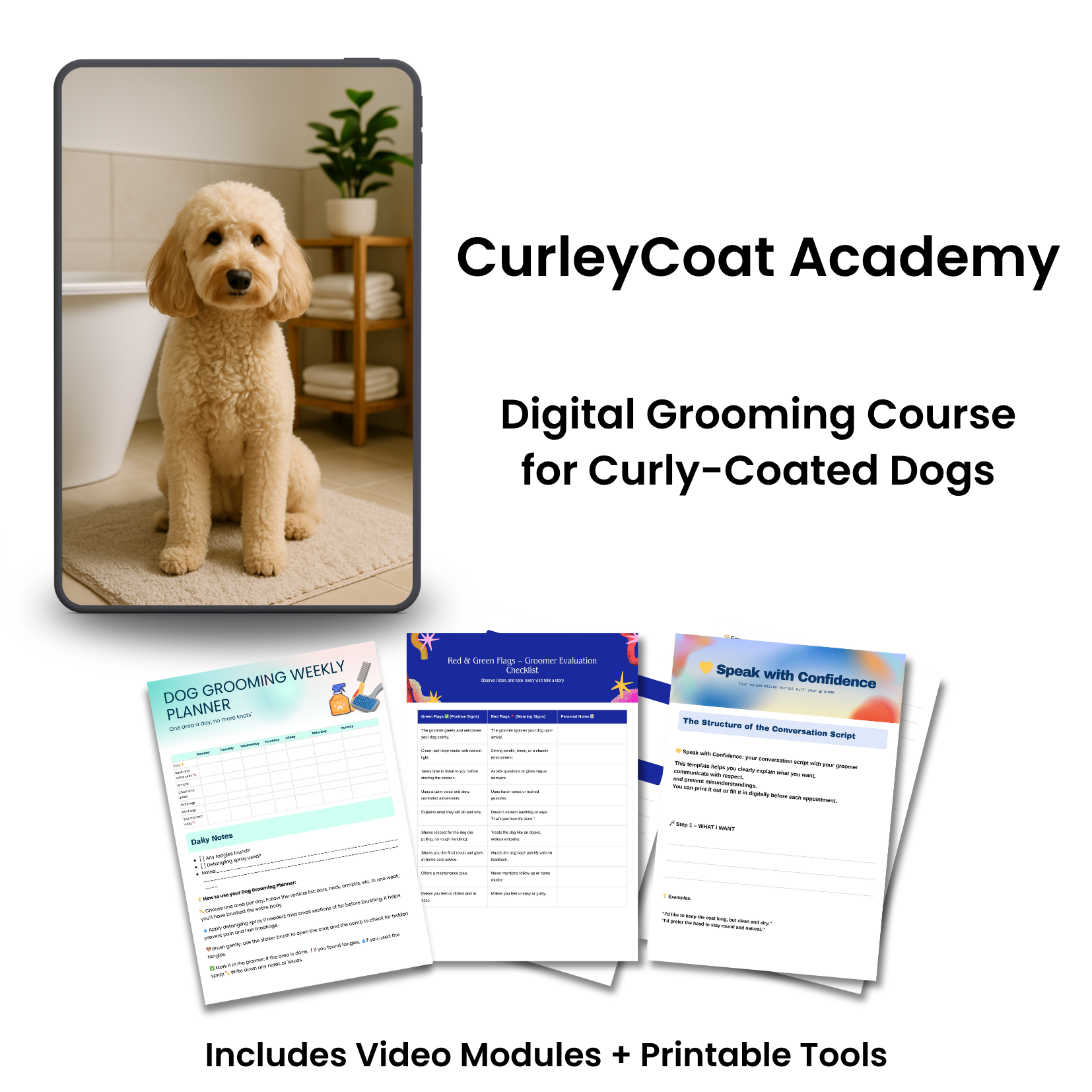 CurleyCoat Academy — Complete Grooming Course